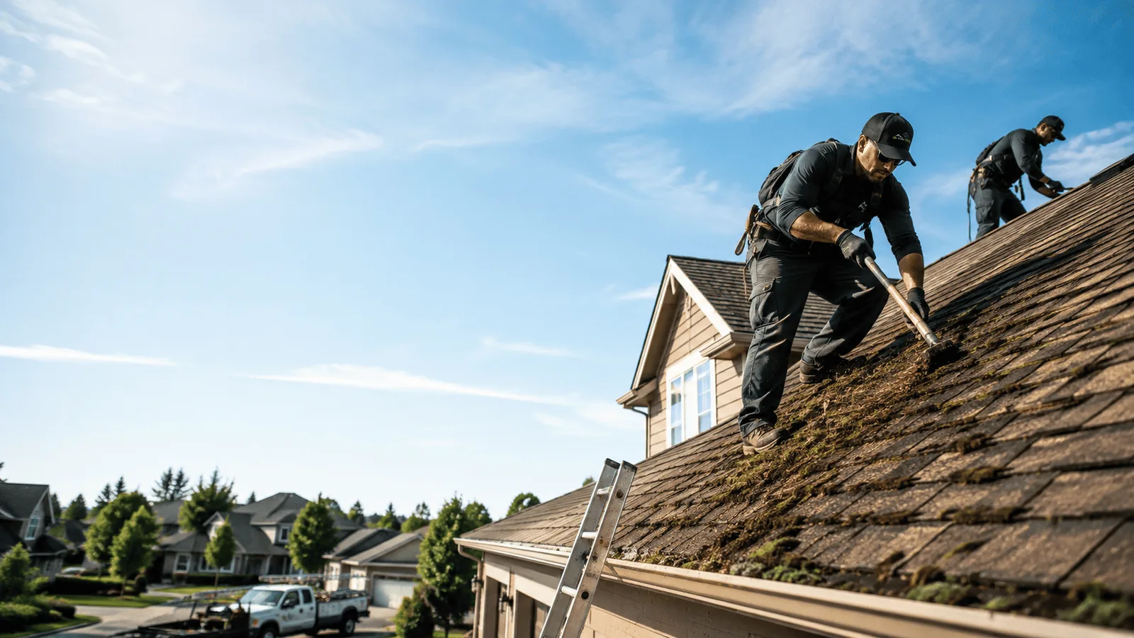 Roof Moss Removal in Steeleville, IL near me